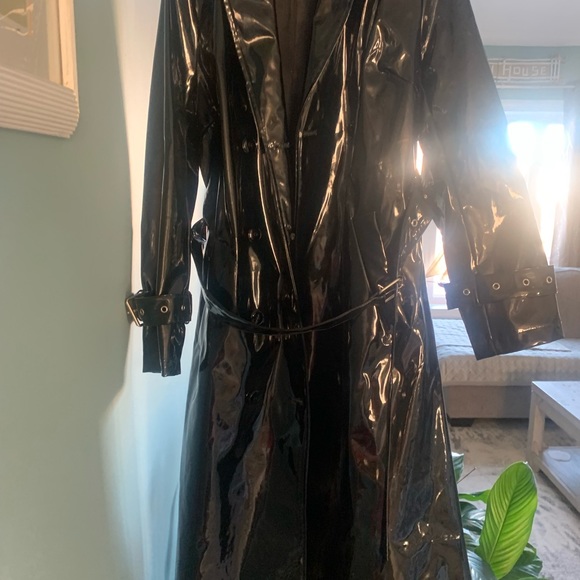 Limited edition Cardi B for Fashion Nova black Trench coat SOLD OUT size MEDIUM - Picture 14 of 16